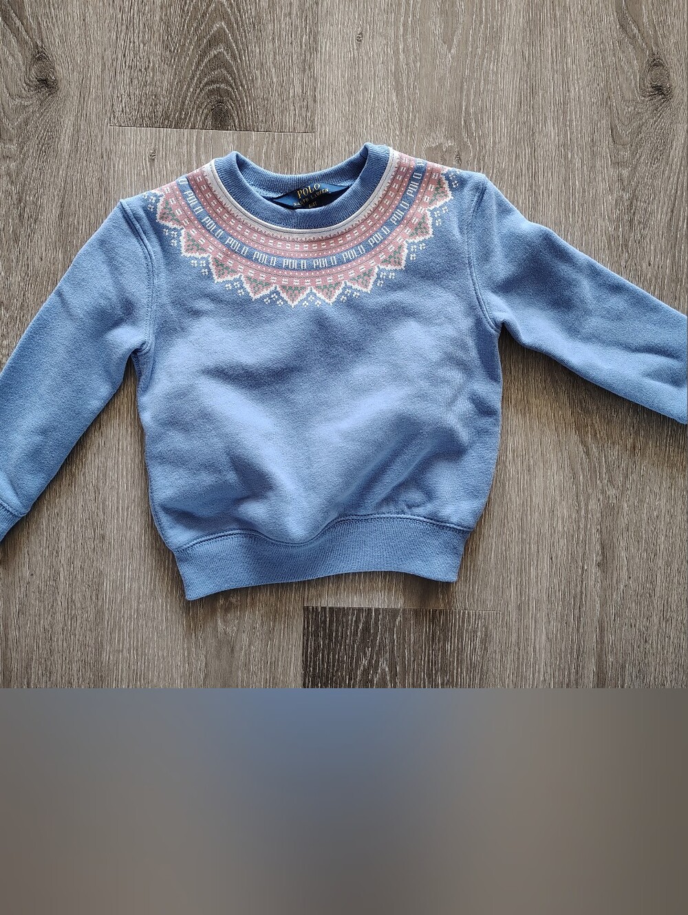 Ralph Lauren Fair Isle Sweatshirt 4T